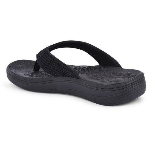 SL-411L-A Black Women's Flip Flops